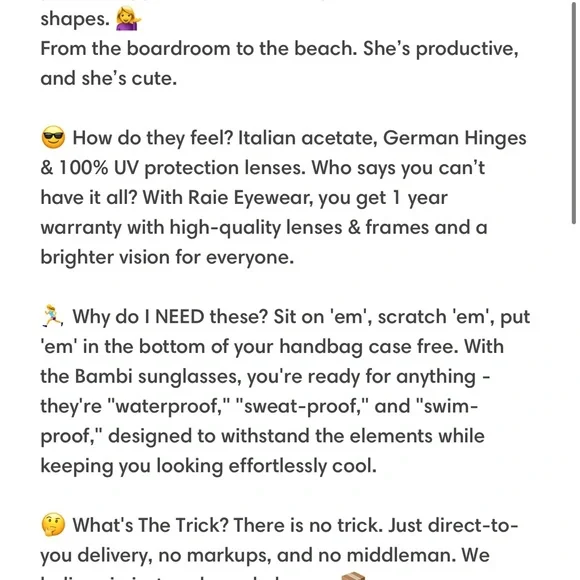 RAIE - Bambi Zodiac Sunglasses - Picture 11 of 11